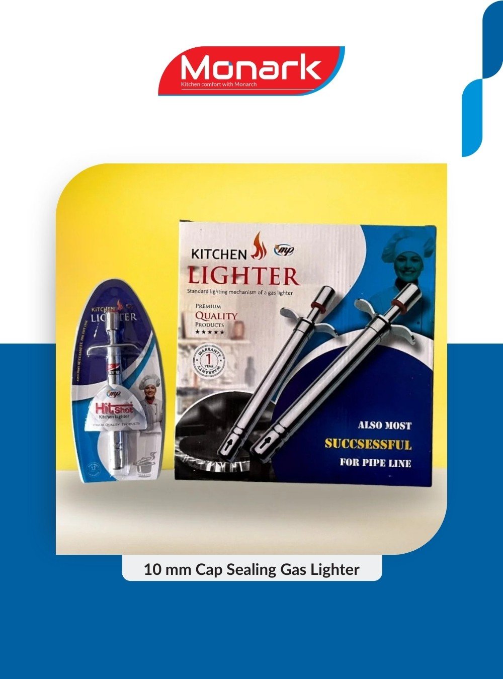 10 mm Cap Sealing Gas Lighter
