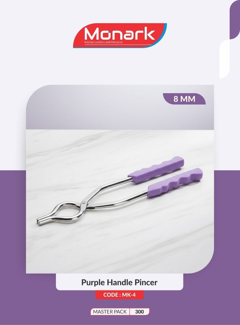 Purple Handle Pincer
